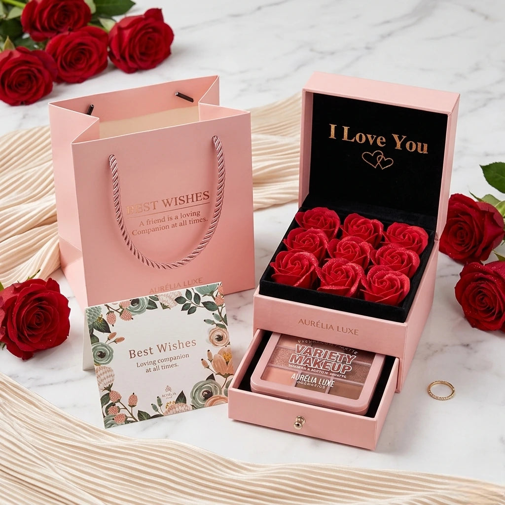 Love Bloom Gift Set - paleta farduri de pleoape-9 nuante